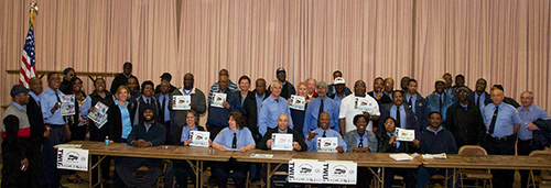 TWU Local 100 family at Quality