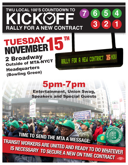 twu local 100 new yorks public transit union mta election flyers