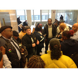 Division Chair Willie Rivera briefs operators about the ongoing case.