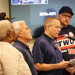 President Chiarello addresses the MTA Board