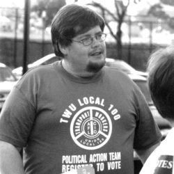Jimmy Willis campaigning on the morning of 9/11