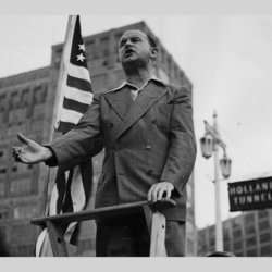 Our Founder at a rally in 1941